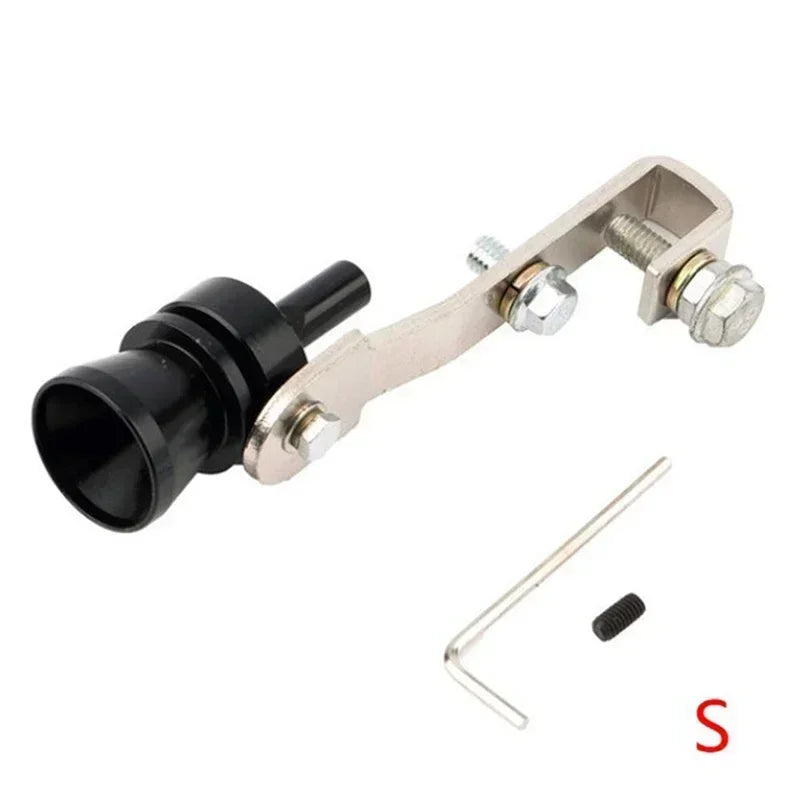 Apito de escape turbo universal, 5 cores, simulador de som de escape modificado, tubo de escape de motocicleta, peças de gerador de som