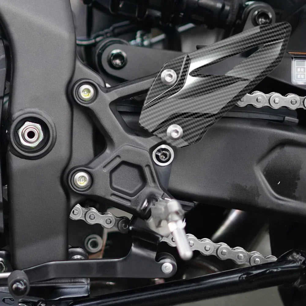 Capa para kawasaki ZX-4R 2023-2024 ZX-4RR 2023-2024 pedal protetor de calcanhar