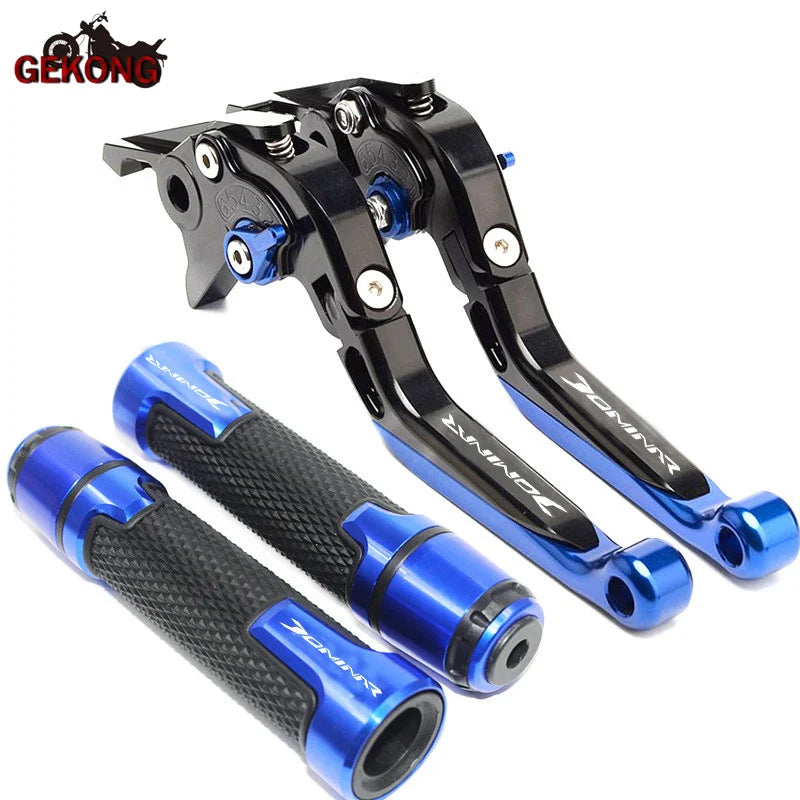 Acessórios de motocicleta Dominar para Bajaj Dominar 400 2017-2023 CNC alavancas de freio e embreagem ajustáveis