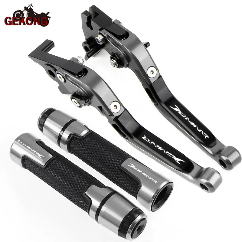 Acessórios de motocicleta Dominar para Bajaj Dominar 400 2017-2023 CNC alavancas de freio e embreagem ajustáveis
