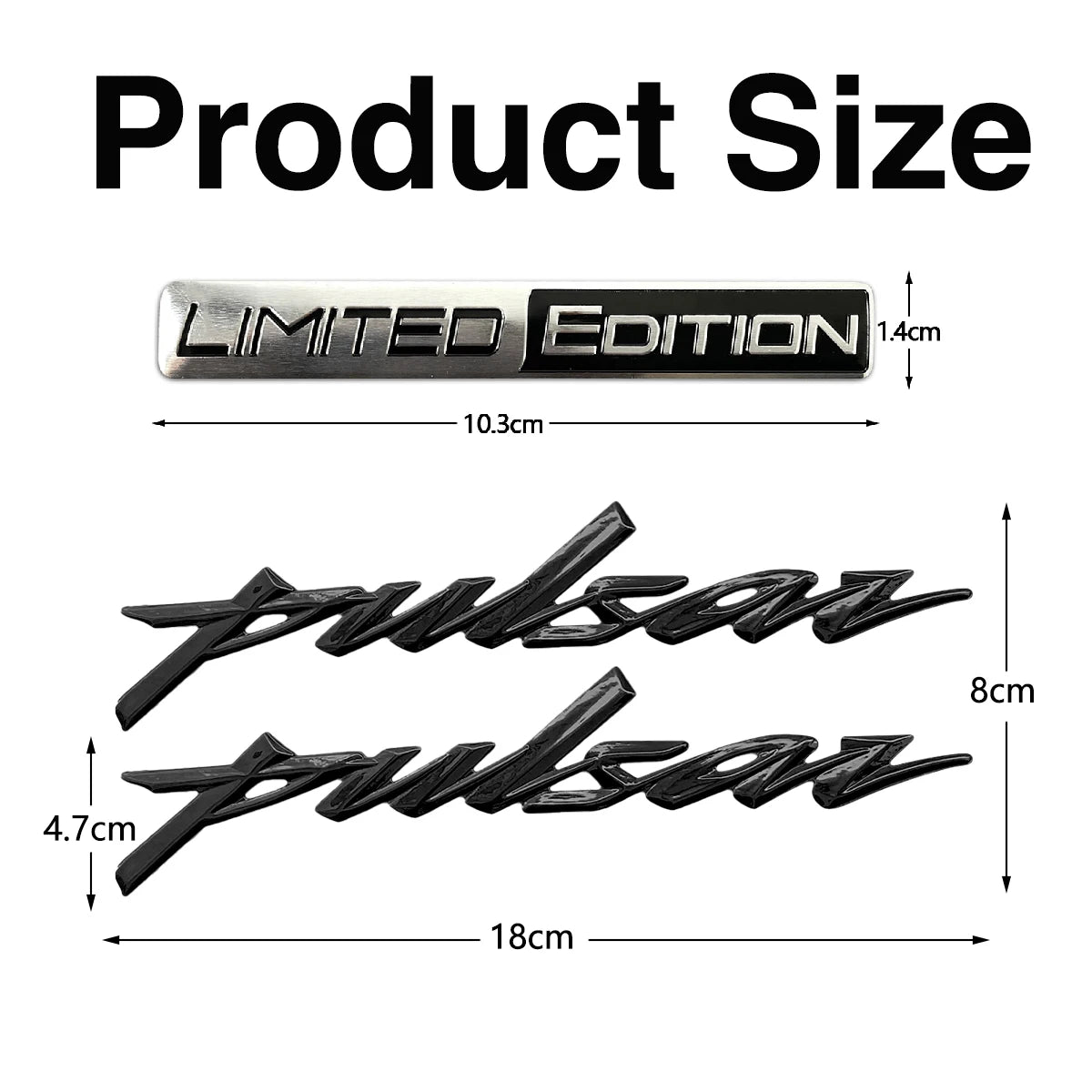 Para Bajaj Pulsar RS 200 NS200 N250 NS 125 150 160 180, Adesivos de Emblema 3D Macios, Adesivos para Motocicleta, Acessórios de Decalque de Logotipo para Carroceria de Moto
