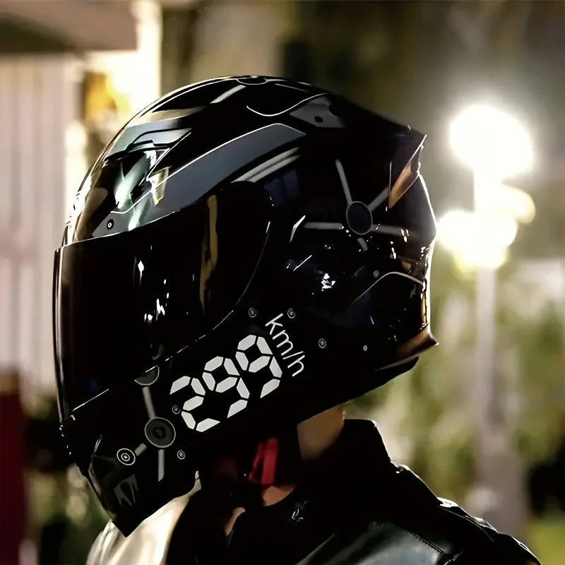 Adesivo de Vinil Refletivo 299 Km/h para Corrida, Impermeável e Durável em PVC, para Capacete de Moto e Decoração de Bicicleta (1 unidade)