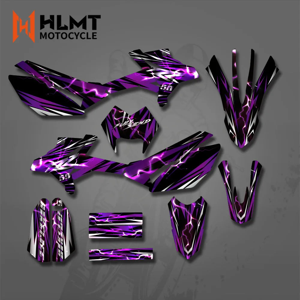 Kits de adesivos gráficos para motocicletas, decoração personalizada com número e nome para BETA RR 50 2011 2012 2013 2014 2015-2020