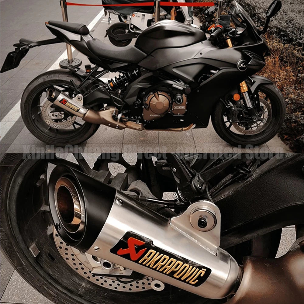 Adesivos de Metal para Escapamento de Motocicleta Akrapovic, Emblemas de Alumínio, Decalques de Logotipo para Silenciador de Moto, Acessórios para Motocicletas