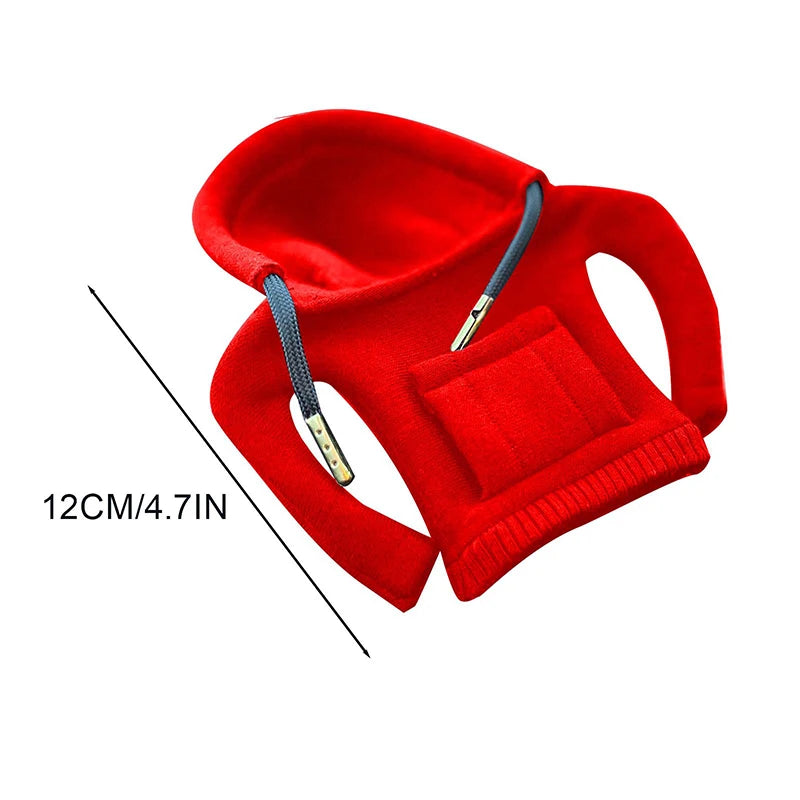 Capa de Alavanca de Câmbio Estilo Moletom, Decoração para Manopla de Câmbio, Compatível com Câmbio Manual e Automático, Universal para Carros, Decoração Interior