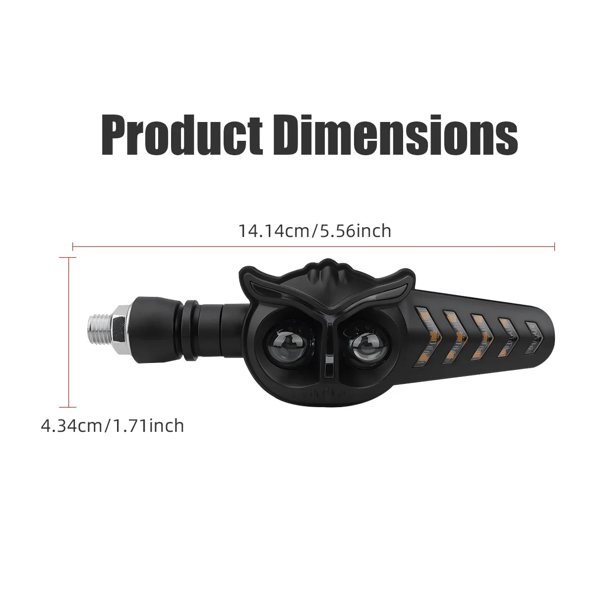 Luz de Sinalização LED para Motocicleta 2PCS 12V 24V, Lâmpada Indicadora de Pisca Segura, Lâmpada de Freio Traseira, Lâmpada Decorativa DRL para YAMAHA Honda