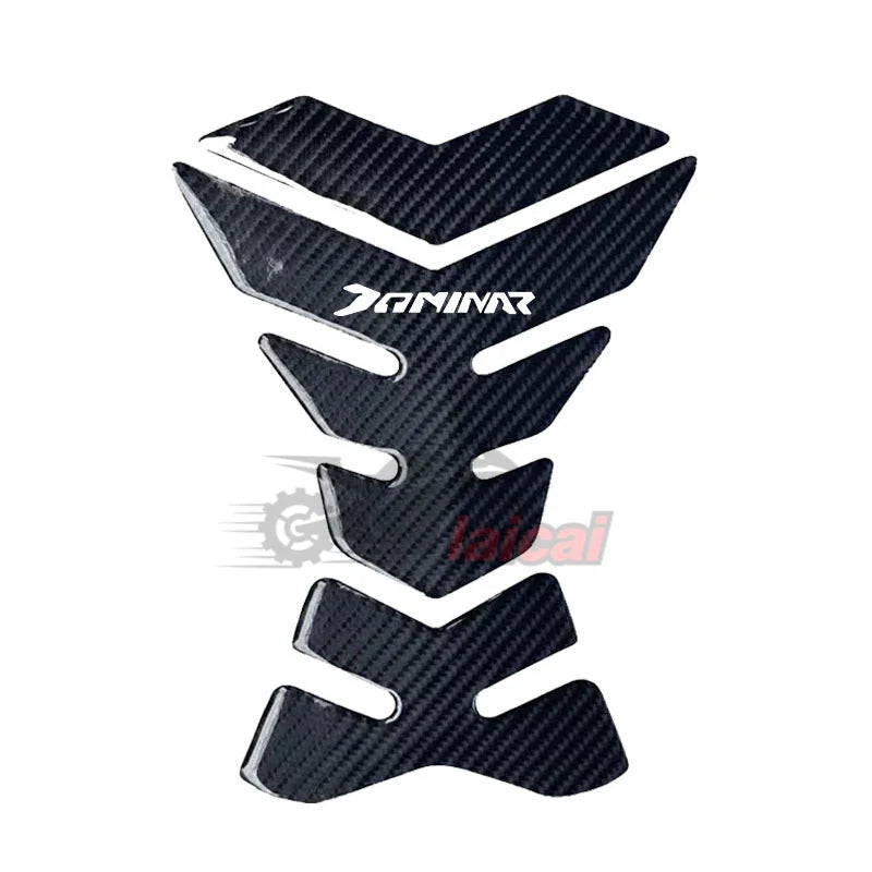 Para bajaj dominar dominar400 dominar200 acessórios da motocicleta de fibra carbono 3d óleo combustível gás tanque almofada decalque protetor adesivo