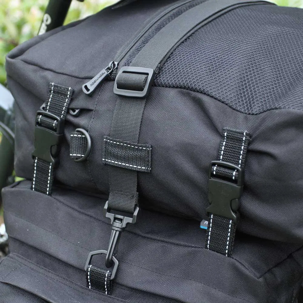 Multifunções Mountain Bike alforjes, Pannier bicicleta, Traseiro Saco Tronco, Capa de Chuva Impermeável, Estrada MTB, 3in 1