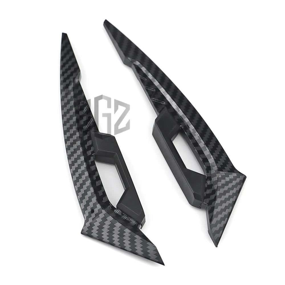 Spoiler lateral dianteiro para motocicleta, conjunto de asas aerodinâmicas para vespa yamaha, acessórios universais para moto