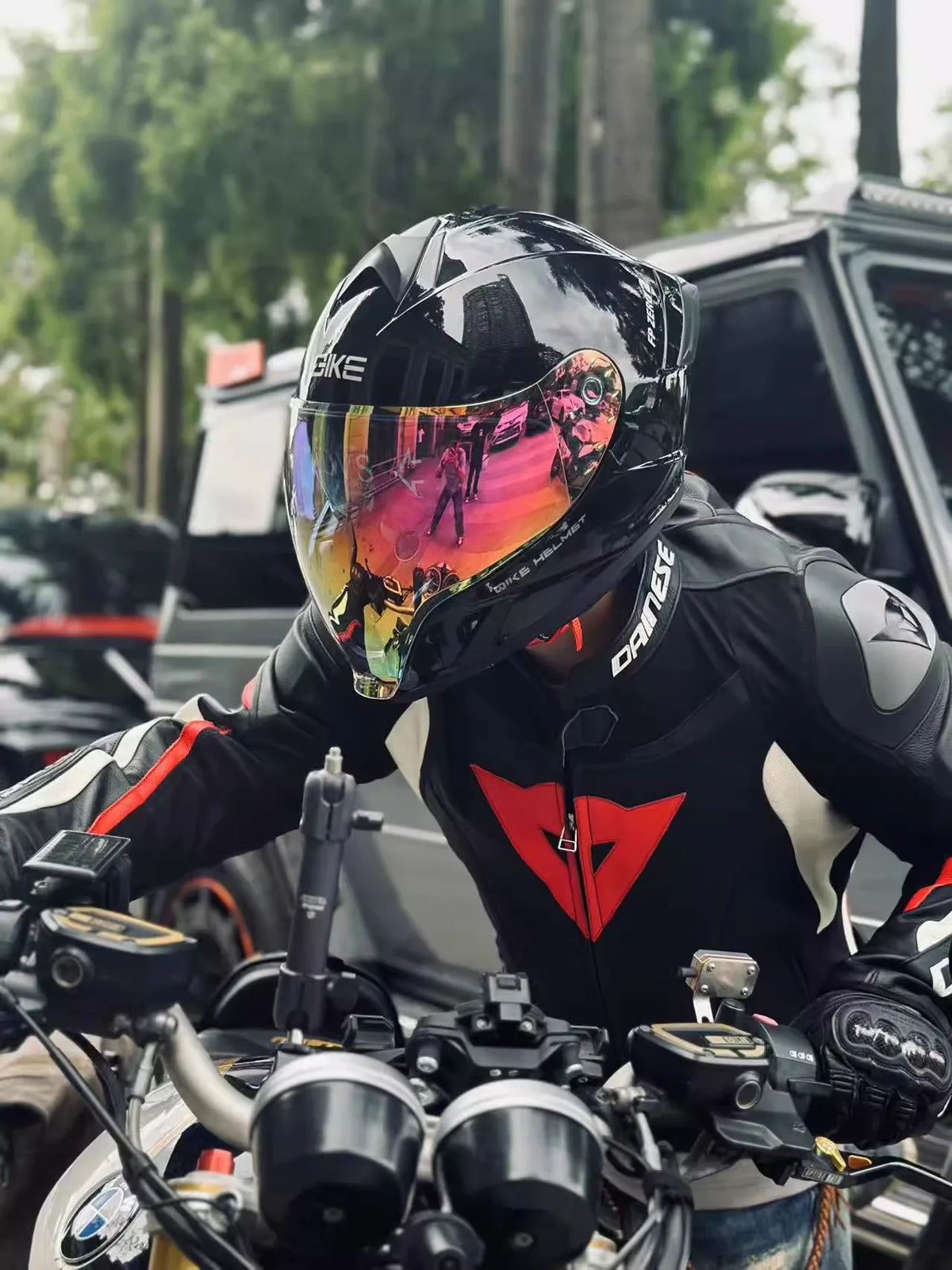 Capacete para Motocicleta, Capacete Aberto, com Viseira Dupla para Homens e Mulheres, Capacete de Inverno para Todas as Condições Climáticas, Certificação 3C e DOT
