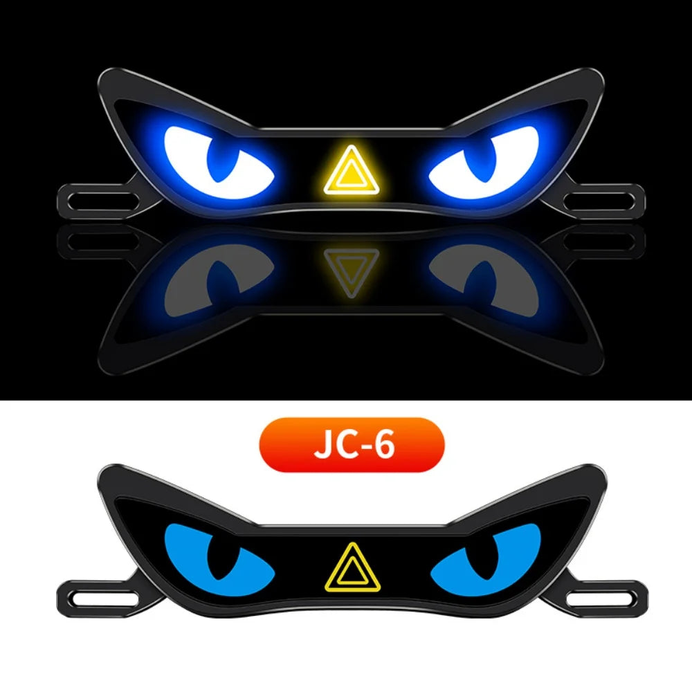 Luz LED Multifuncional à Prova d'Água, Luzes Coloridas, Decoração Modificada para Motocicletas, Luz Traseira Universal para Placa de Motocicleta