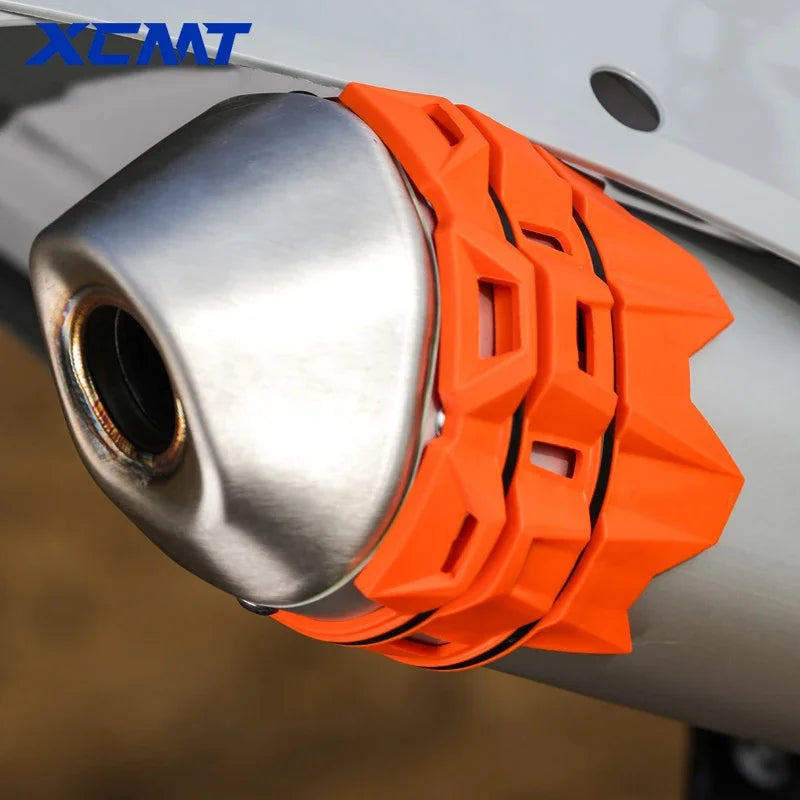 Protetor de Escapamento para Motocicleta, Conjunto de Plugues para Tubo de Escape para KTM Yamaha Husqvarna Dirt Pit Bike, Acessórios MOTO
