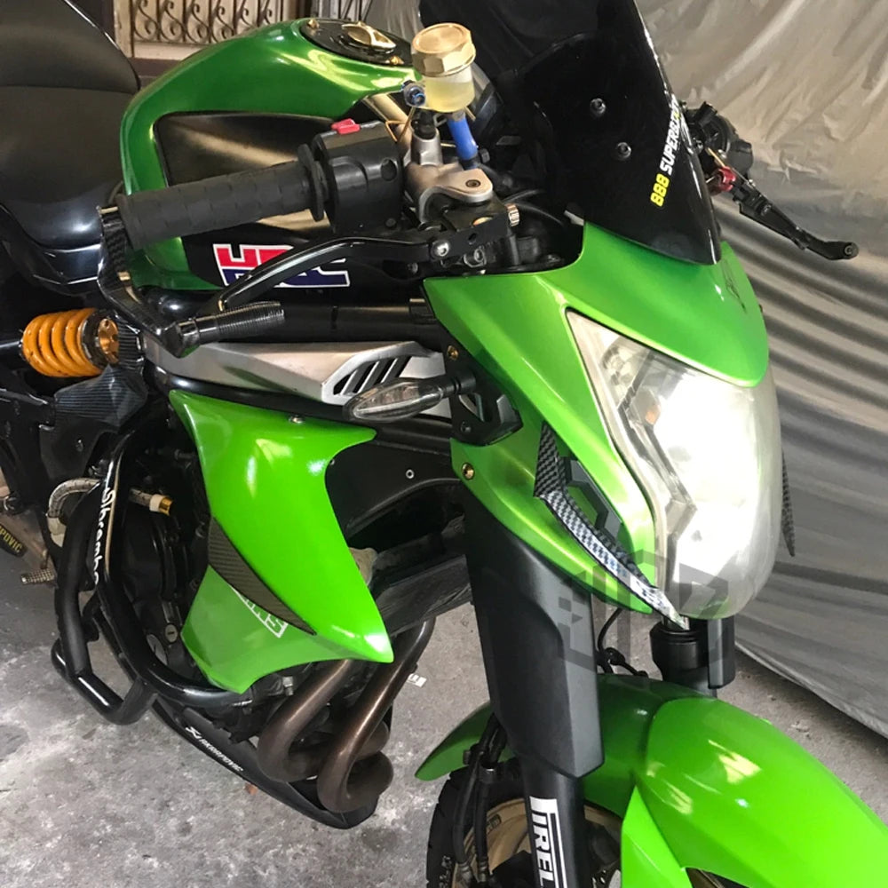 Spoiler lateral dianteiro para motocicleta, conjunto de asas aerodinâmicas para vespa yamaha, acessórios universais para moto