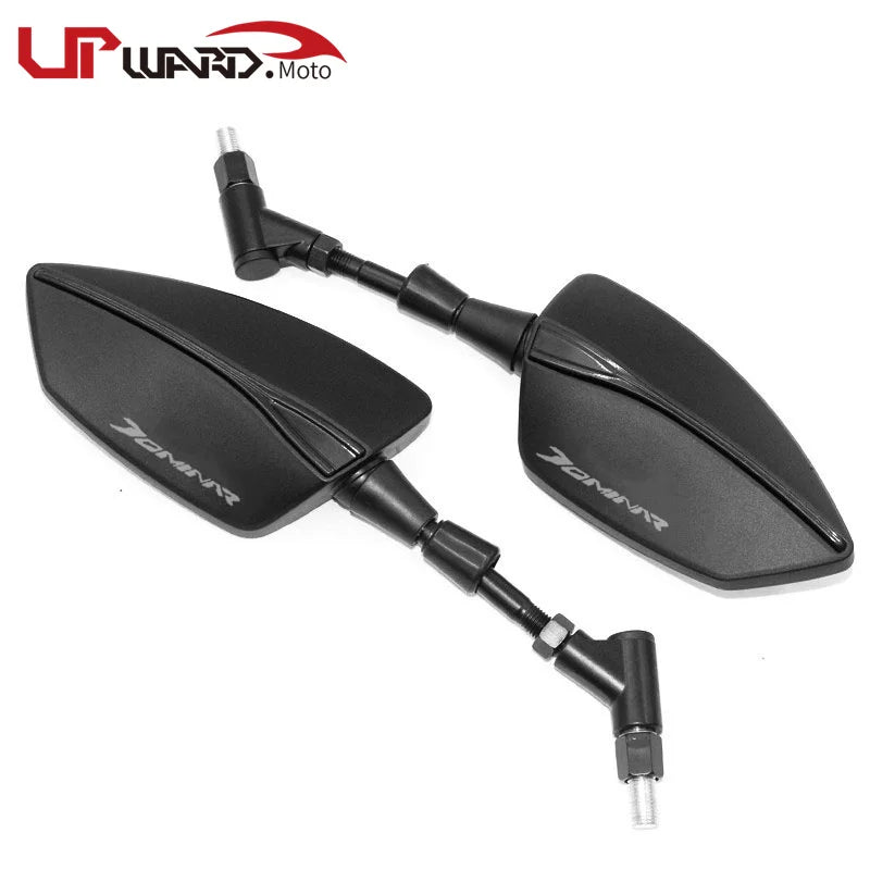 Ofertas imperdíveis para o Bajaj Dominar 400: espelho retrovisor para motocicleta, espelhos laterais em alumínio CNC.