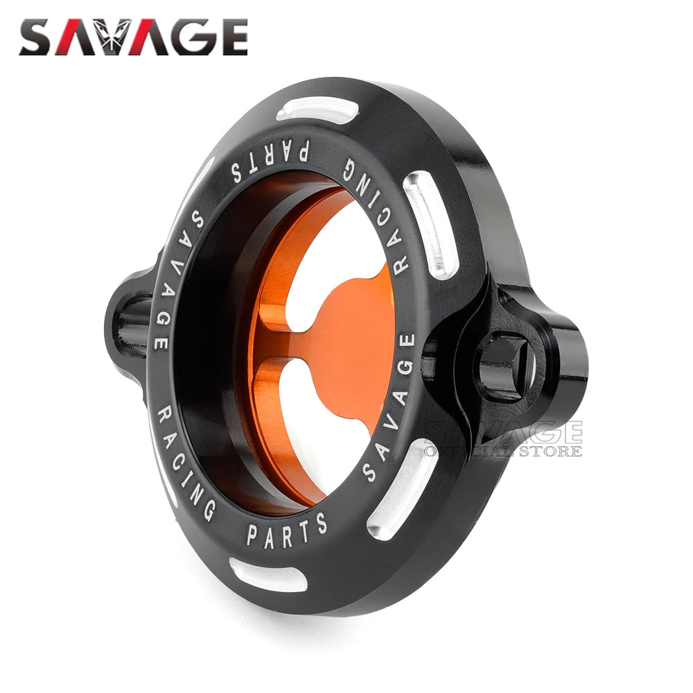 Tampa do filtro de óleo do motor para bajaj pulsar 200ns 200rs 200as 2012-2020 dominar 400 200 ns rs como acessórios da motocicleta tampa clara