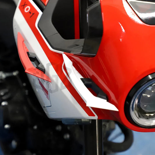 Spoiler lateral dianteiro para motocicleta, conjunto de asas aerodinâmicas para vespa yamaha, acessórios universais para moto