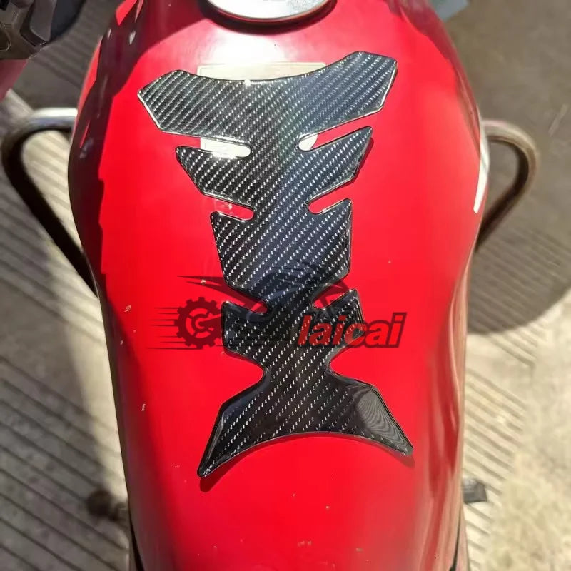 Para bajaj dominar dominar400 dominar200 acessórios da motocicleta de fibra carbono 3d óleo combustível gás tanque almofada decalque protetor adesivo