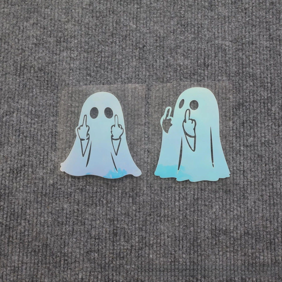 Adesivo Decorativo de Halloween com Fantasma Brilhante, Criativo e Personalizado para Carro e Motocicleta, Padrão Engraçado para Aplicar na Carroceria