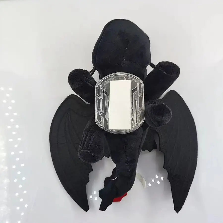 Como Treinar Seu Dragão: Decoração de Capacete de Carro/Moto Desdentado, Boneco Dragão Preto Pequeno, Presente de Aniversário de Animação
