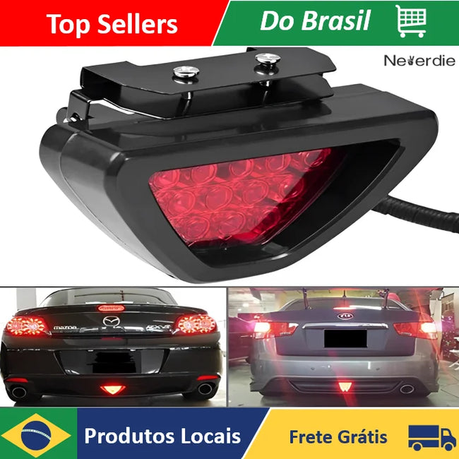 Luz Freio Universal Strobo Flash Anti Colisão -Neverdie Store