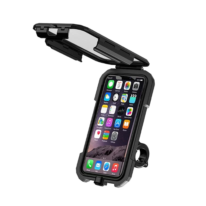 Waterproof Phone Case para bicicleta e motocicleta, celular Mount Bag, moto, scooter, suporte do telefone, guidão, espelho retrovisor, 3 a 8"