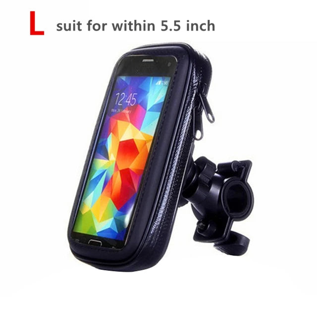 Bicycle Motorcycle Phone Holder Waterproof Bike Phone Case Bag for iPhone X 11 Outdoor Riding Mobile Stand Support Scooter Cover