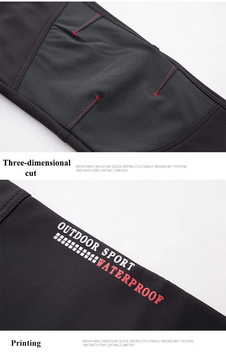 Inverno terno de esqui masculino marcas à prova de vento à prova dwindproof água engrossar casaco de neve quente inverno esqui e snowboard jaqueta e calças conjunto