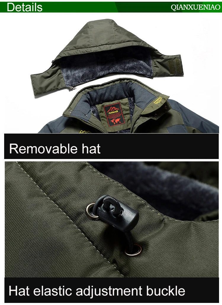 Inverno terno de esqui masculino marcas à prova de vento à prova dwindproof água engrossar casaco de neve quente inverno esqui e snowboard jaqueta e calças conjunto