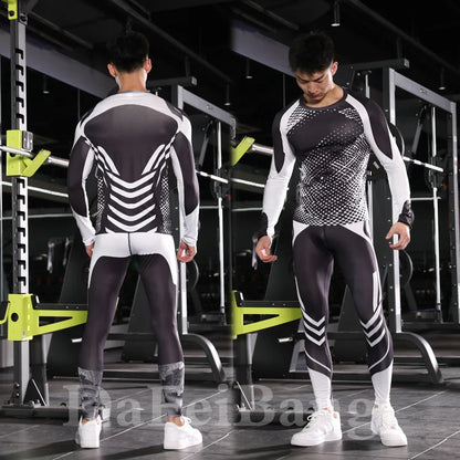 Roupa interior de esqui terno masculino respirável wicking snowboard esqui roupa interior camiseta calças de inverno esportes ao ar livre conjunto térmico