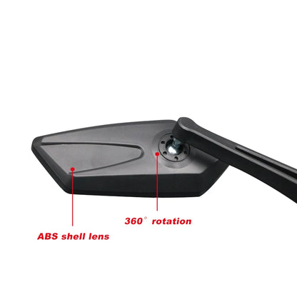 Espelho retrovisor da bicicleta ciclismo claro ampla gama de visão traseira refletor retrovisor ajustável guiador esquerda direita espelho