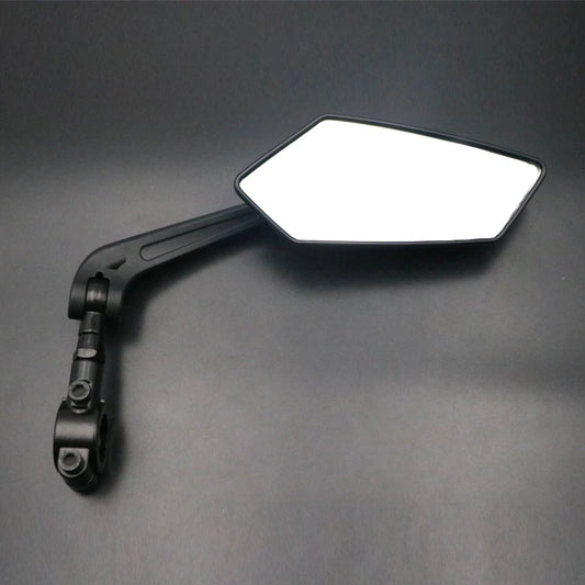 Espelho retrovisor da bicicleta ciclismo claro ampla gama de visão traseira refletor retrovisor ajustável guiador esquerda direita espelho