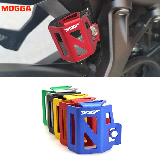 Para yamaha yzf r1 r3 r6 r25 yzfr1 yzfr3 yzfr6 yzfr25 acessórios da motocicleta freio traseiro reservatório de fluido capa protetor tampa óleo