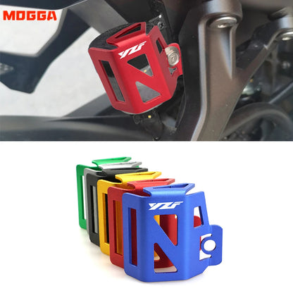 Para yamaha yzf r1 r3 r6 r25 yzfr1 yzfr3 yzfr6 yzfr25 acessórios da motocicleta freio traseiro reservatório de fluido capa protetor tampa óleo
