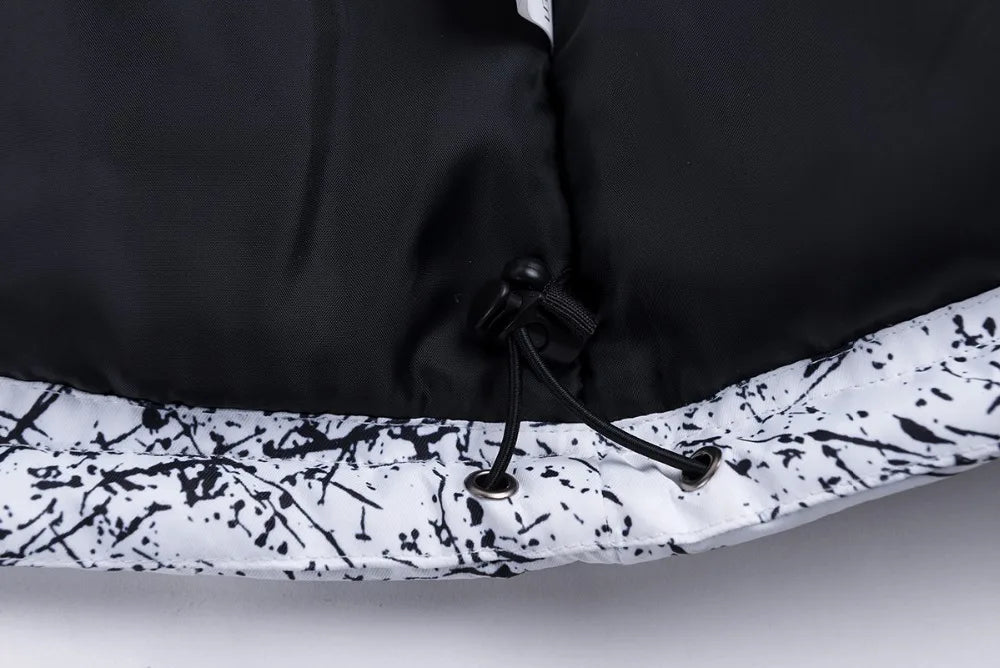 Traje térmico infantil, traje de esqui para meninos e meninas, conjunto de jaqueta de esqui à prova de vento, à prova d'água, jaqueta de neve para inverno