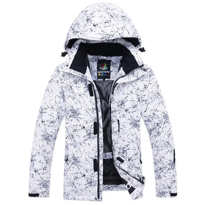 Traje térmico infantil, traje de esqui para meninos e meninas, conjunto de jaqueta de esqui à prova de vento, à prova d'água, jaqueta de neve para inverno