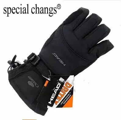 Nova marca luvas de esqui dos homens luvas de snowboard snowmobile motocicleta equitação luvas de inverno à prova de vento à prova dwindproof água unisex luvas de neve