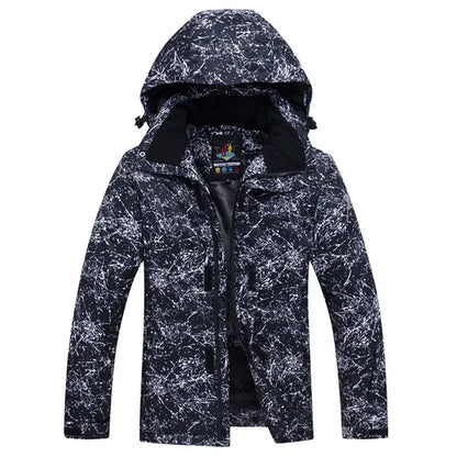 Traje térmico infantil, traje de esqui para meninos e meninas, conjunto de jaqueta de esqui à prova de vento, à prova d'água, jaqueta de neve para inverno