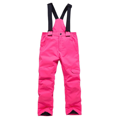Traje térmico infantil, traje de esqui para meninos e meninas, conjunto de jaqueta de esqui à prova de vento, à prova d'água, jaqueta de neve para inverno