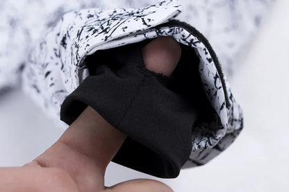 Traje térmico infantil, traje de esqui para meninos e meninas, conjunto de jaqueta de esqui à prova de vento, à prova d'água, jaqueta de neve para inverno