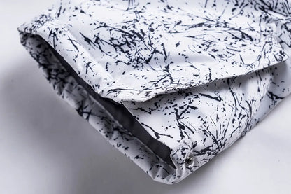 Traje térmico infantil, traje de esqui para meninos e meninas, conjunto de jaqueta de esqui à prova de vento, à prova d'água, jaqueta de neve para inverno