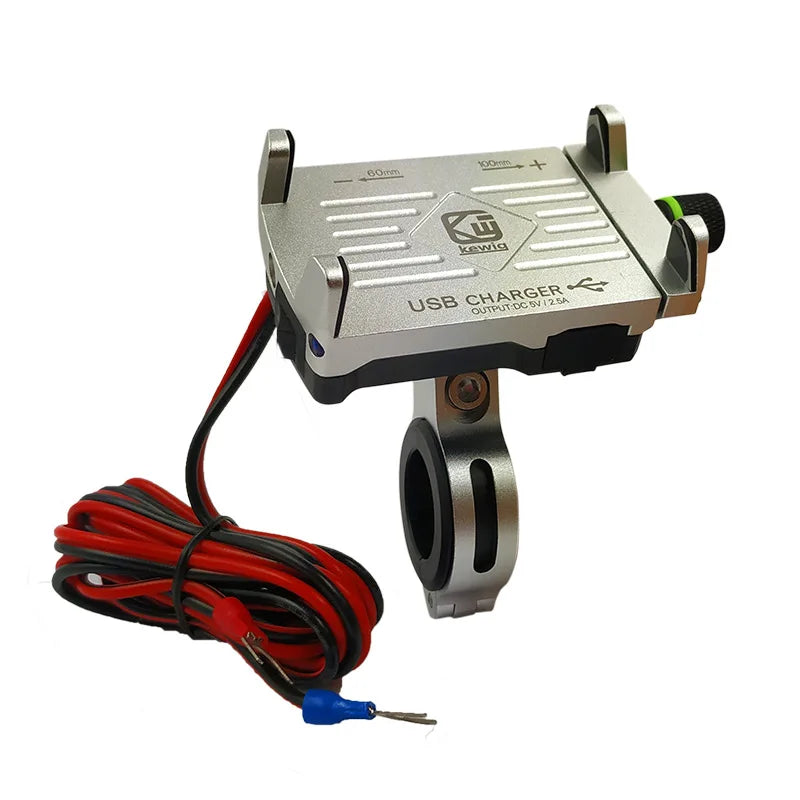 Motorcycle Phone Holder With 2.5A/QC3.0 3A USB Fast Charger Switch Motorcycle Mobile Stand for Cell Phone Holder Support Bike