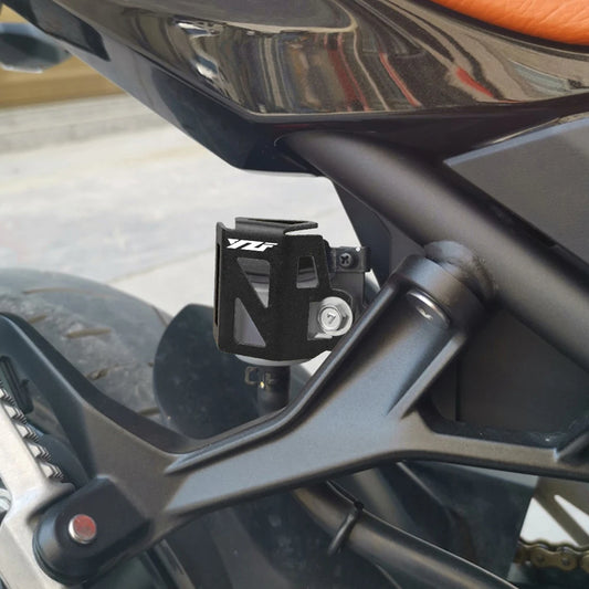 Para yamaha yzf r1 r3 r6 r25 yzfr1 yzfr3 yzfr6 yzfr25 acessórios da motocicleta freio traseiro reservatório de fluido capa protetor tampa óleo