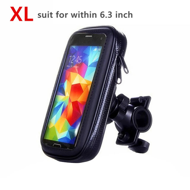 Bicycle Motorcycle Phone Holder Waterproof Bike Phone Case Bag for iPhone X 11 Outdoor Riding Mobile Stand Support Scooter Cover