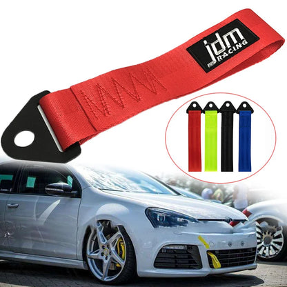 Correia de reboque de náilon de alta resistência universal jdm racing carro reboque auto cordas de reboque dianteiro e traseiro pára-choques reboque cinta de reboque decoração