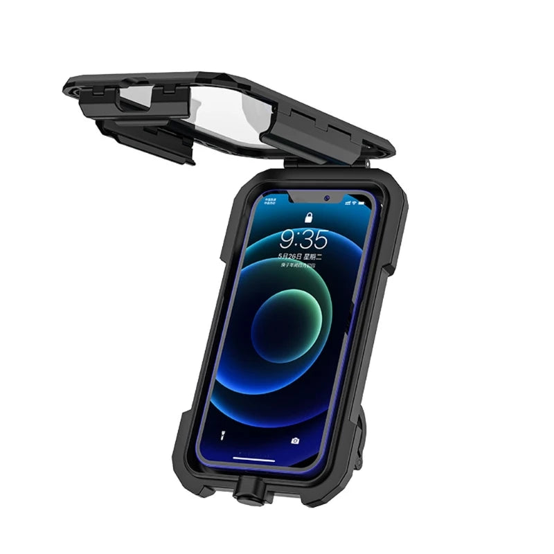 Waterproof Phone Case para bicicleta e motocicleta, celular Mount Bag, moto, scooter, suporte do telefone, guidão, espelho retrovisor, 3 a 8"