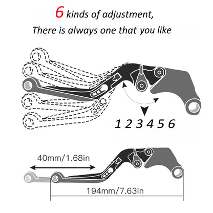 Para yamaha yzfr7 yzf r7 YZF-R7 yzfr7 2023 2022 acessórios da motocicleta extensível ajustável alavancas de freio embreagem guiador apertos