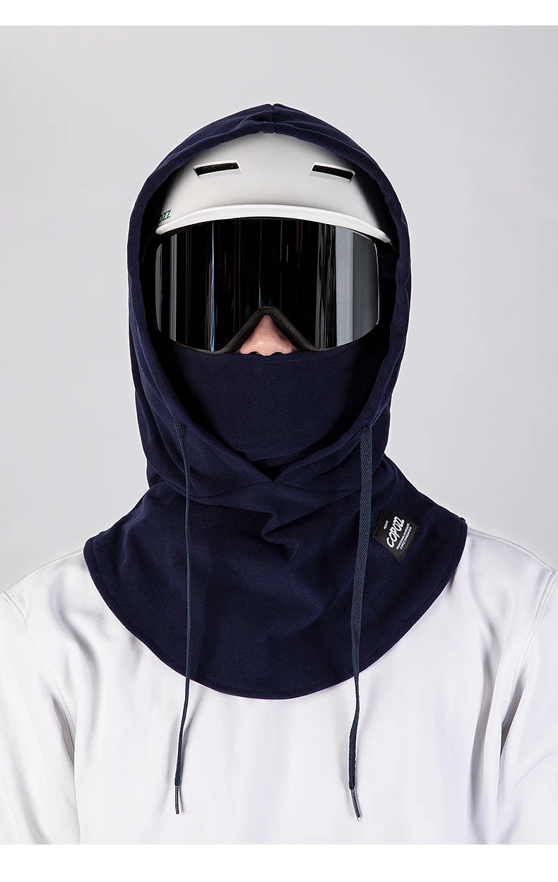 Copozz máscara de esqui de inverno ciclismo máscara de lã térmica esporte ao ar livre à prova de vento ciclismo chapelaria balaclava meia máscara facial