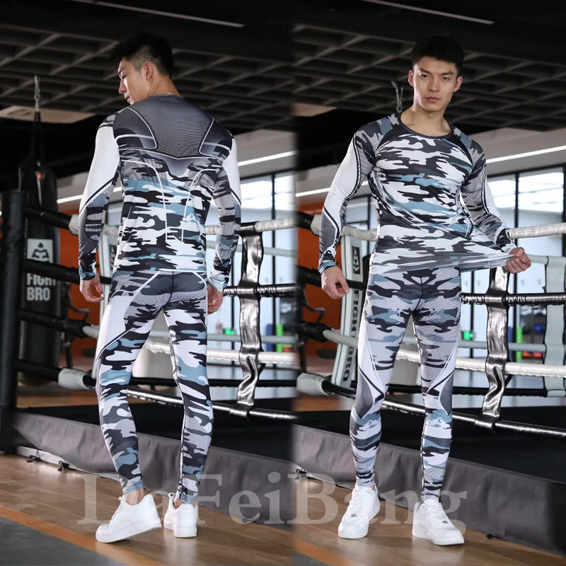 Roupa interior de esqui terno masculino respirável wicking snowboard esqui roupa interior camiseta calças de inverno esportes ao ar livre conjunto térmico