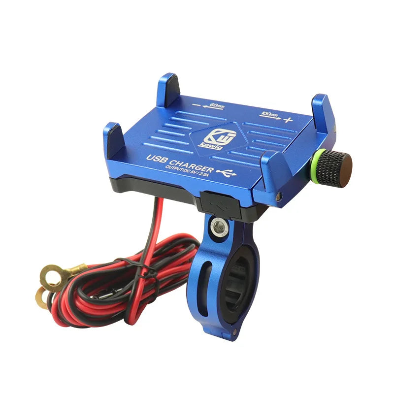 Motorcycle Phone Holder With 2.5A/QC3.0 3A USB Fast Charger Switch Motorcycle Mobile Stand for Cell Phone Holder Support Bike