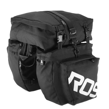Multifunções Mountain Bike alforjes, Pannier bicicleta, Traseiro Saco Tronco, Capa de Chuva Impermeável, Estrada MTB, 3in 1